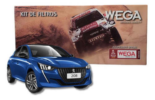 Kit Filtros Wega Peugeot 208 1.6 16v 118cv 2020-en Adelante