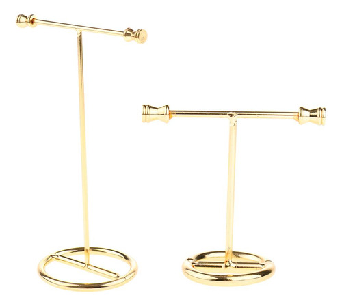 2 Piezas De Aleación De Joyería Rack Display Holder