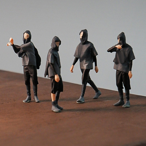 3 Figura De Hombre Escala 1/64 Figura De Caballero Para B