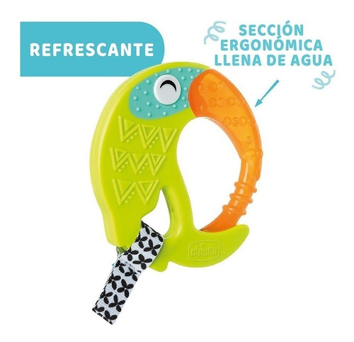 Imagen 4 de 7 de Mordillo Chicco Fresh Funny 6m+ Tucan