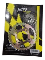 Comprar Corona Y Piñon Transmision Gilera Smash 110 Bit Trip Energy.