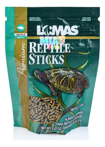 Alimento Tortugas Reptiles En Palitos Reptile Sticks 70g