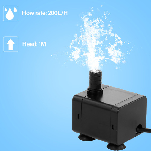 Mini Bomba De Agua Usb Ultrasilenciosa De 5 V Para Acuarios