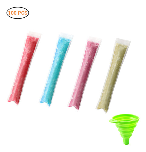 Bolsas Para Congelar Helados, 100 Unidades Por Paquete, Lámi