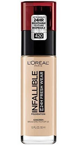 Maquillaje Loreal Paris, Infalible, 24 Horas, Para Uso Fresc