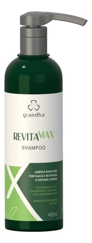  Shampoo Nutritivo Grandha Revitamax Fitoterápico 480 Ml