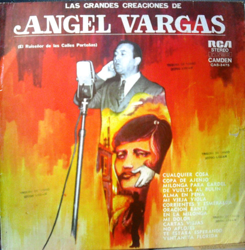 Lp Vinilo Las Grandes Creaciones De Ángel Vargas El Ruiseñor