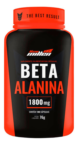 Beta Alanina 1800mg - 180 Capsulas - New Millen