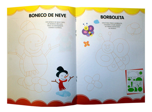 Desenhe Pinte Com Estencil - Coisas Que Eu Gosto, De Autor., Vol. 1. Editora Ciranda Cultural, Capa Mole Em Português