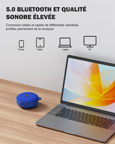 Inwa Altavoz Bluetooth Impermeable Para Exteriores, Altavoz