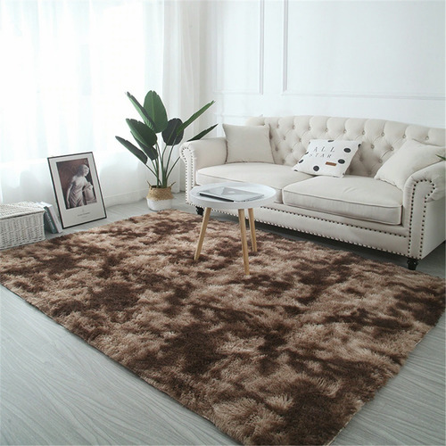 Alfombra Cattle 120*160 cm color Coffe mezclado de 1.6m x 1.2m