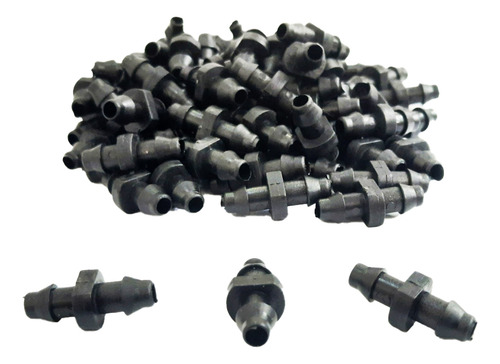 500 Conector Mangueira Micro Tubo 4mm A 5mm União Irrigação