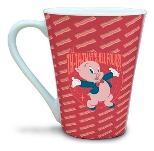 Caneca De Porcelana Looney Tunes Gaguinho 310ml