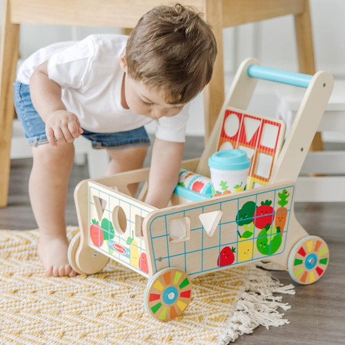 Carrito De Compras De Madera Melissa & Doug 39.4x27.3 Cm
