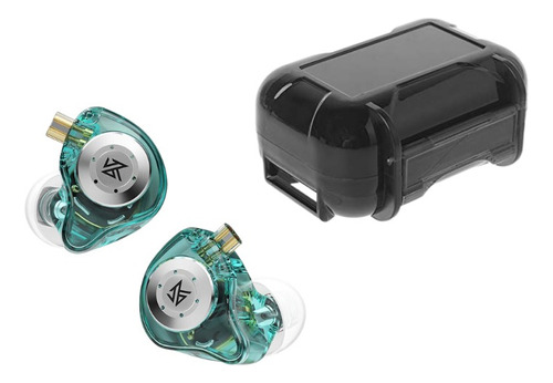 Kz Edx Pro Audífonos In-ear Hifi Sin Micrófono Estuche Cyan