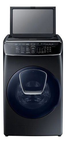 Lavasecadora automática Samsung inverter hasta 22kg 220V color black caviar