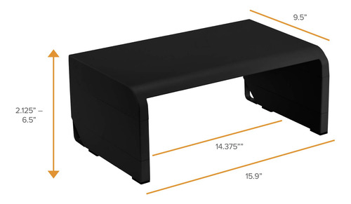 Suporte De Monitor Riser Bostitch Office Konnect Ajustável