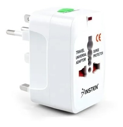 Adaptador Enchufe Ac Viajero / Convertidor Universal Europa