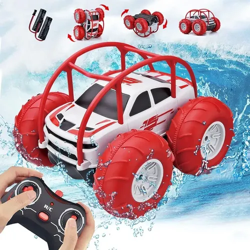 Drone Anfibio 3 En 1 Con Control Remoto, Giro 3D Y Ajuste De Velocidad – Juguete Inteligente Para Adultos Y Niños, Regalo De Cumpleaños Ideal