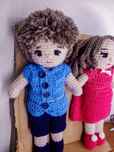 Amigurumis Personalizados Novios - Pareja - 30 Cm