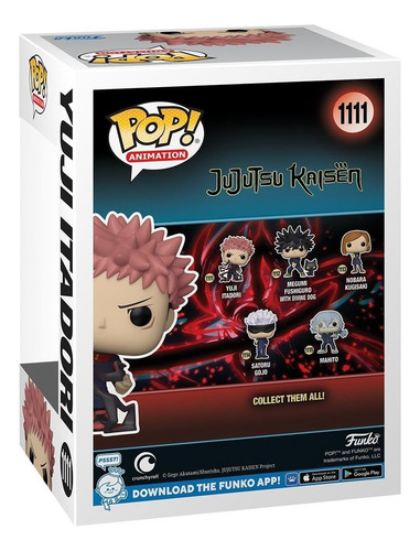 Funko Pop Animation Jujutsu Kaisen Itadori Multicolor