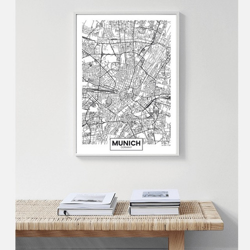 Cuadro - 20x30 Cm - Mapas
