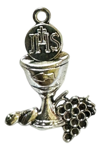 Dije Copa Del Cáliz Para Bisutería Fantasía 10 Piezas Dije Copa Del Cáliz Plateada 3cm (10pz)