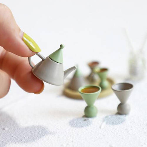 3 Juego De Hervidor De Té En Miniatura Para Casa