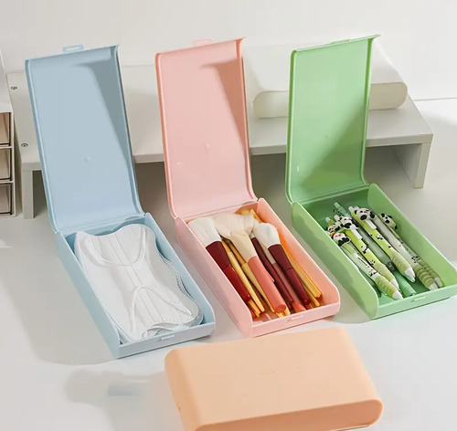1 Caja Almacenamiento Portatil Toallas Sanitarias Y Tampones Multicolor