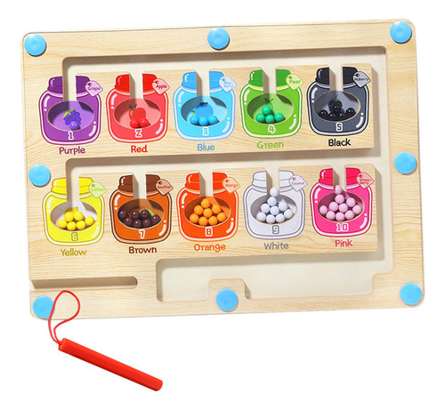 Juego De Conteo , Laberinto De Colores Y Números,