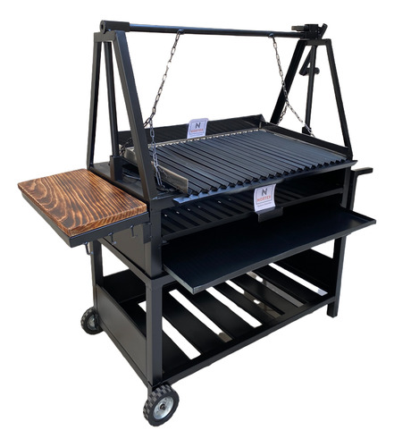 Asador Mediano Tipo Argentino, P/carbón, Desmontable