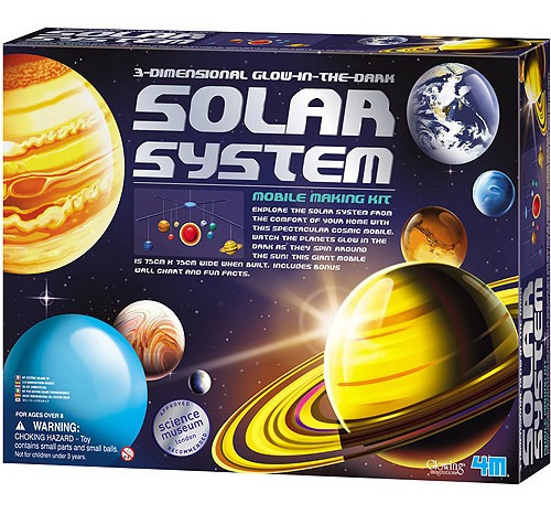 Kit De Ciencia Para Hacer El Sistema Solar 4m 3d Brilla En