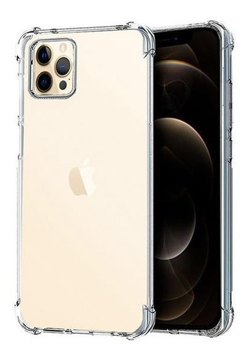 Carcasa Para iPhone 12 Pro Max Transparente + Mica 