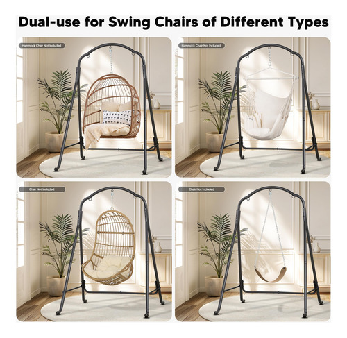Soporte Para Silla De Hamaca De Acero Resistente 400 Lbs