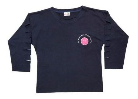 Imagen 2 de 3 de Franela Bambino Smiley Face Para Niñas