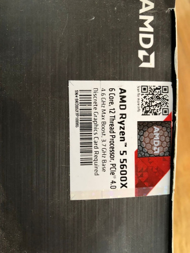 Combo Amd Ryzen 5 5600x + B450 Pro-m2 Max + 2x8 3200mhz