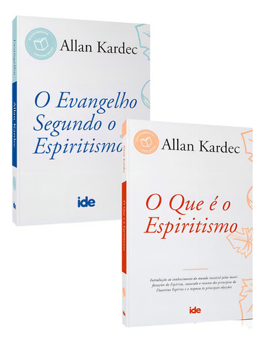 Kit O Evangelho Segundo O Espiritismo + O Que É O Espiritismo: Não Aplica, De : Allan Kardec / Tradução: Salvador Gentile. Editorial Ide, Capa Mole Em Português, 2021