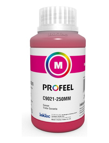 Tinta Corante C9021 250ml Para Impressoras G3100 G3110 G3111 Tinta Magenta