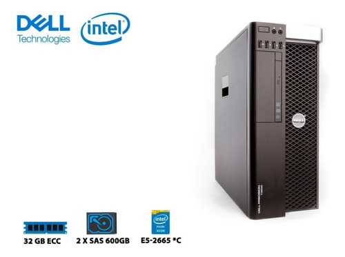 Workstation Dell Precision T3600 Xeon E5-2665 1.2tb 32gb    