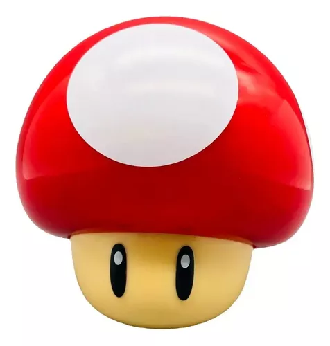 Mini Lámpara Mushroom 3D con sonido - Mario Bros