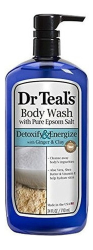 Gel De Bano Pure Epsom Salt Del Dr. Teal, Jengibre - Arcill