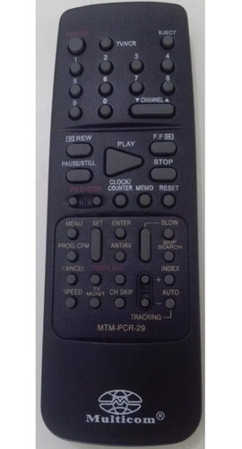 Controle Remoto Video Cassete Philco Pvc8200 Pvc8400 Pcr 29