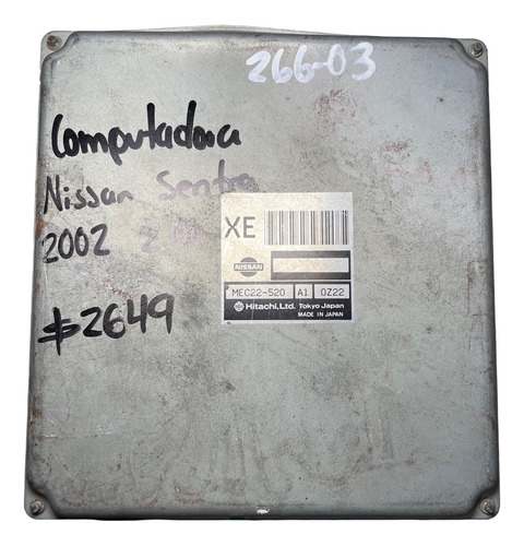 Computadora Nissan Sentra 2.0l 01-02 Mec22-520 (xe) (Usado)