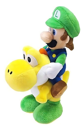 Nintendo Little Buddy Super Mario Series - Luigi Riding Yo. Color Multicolor