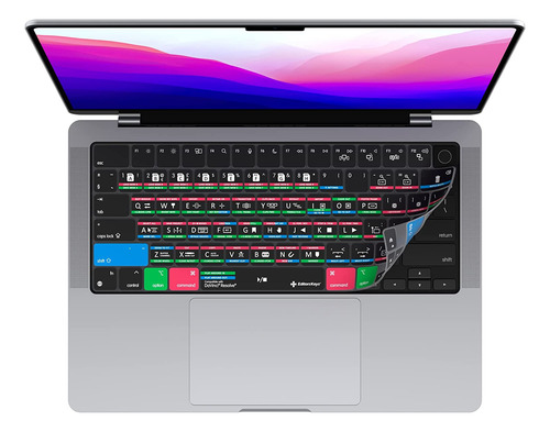 Protector De Teclado Davinci Resolve Para Macbook Pro 2021