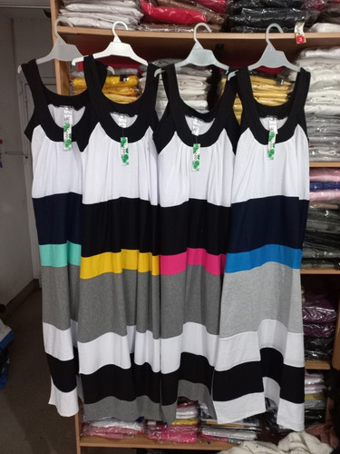 Imagen 9 de 10 de Vestido Solero Largo Verano Algodón Pima