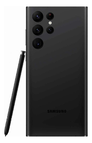 Samsung Galaxy S22 Ultra (Snapdragon) 5G Dual SIM 256 GB, preto fantasma, 12 GB de RAM - Bom (Recondicionado)