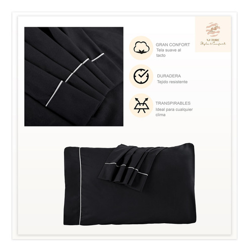 Sábanas King Size 2800 Hilos Extra Suave Premium Lisa