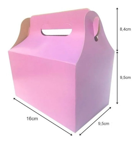 Imagen 7 de 7 de Cajita Feliz 2 De Colores X 10u Packaging Souvenir Cfz2