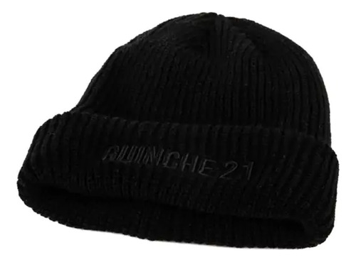 Gorro Lana Guinche 21 Modelo Patagonia C/ Negro